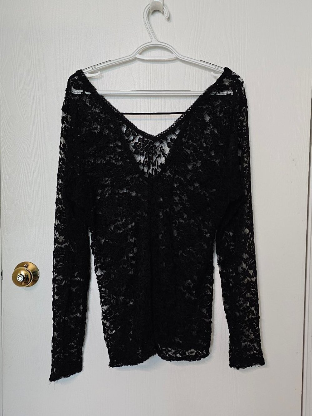 Lovesick festival floral lace long sleeve blouse (Torrid sister brand)